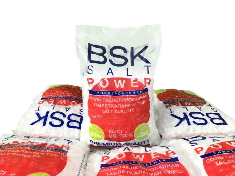 Соль таблетированная BSK POWER (RUS) 25 кг/мешок