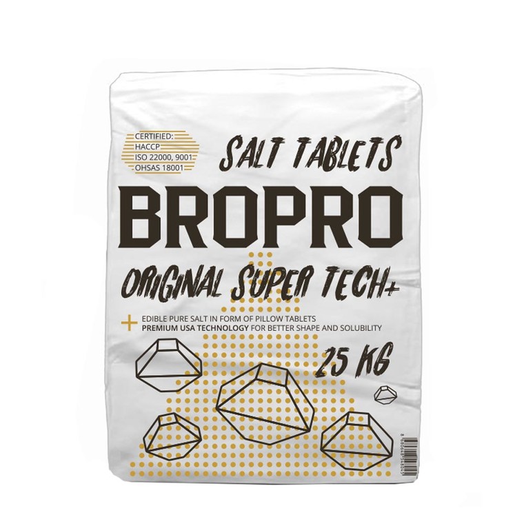 Соль таблетированная BROPRO (USA) 25 кг/мешок